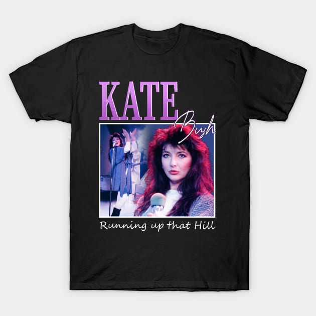 Vintage Kate Bush Retro 80s 90s T-Shirt by Chea Shepherd